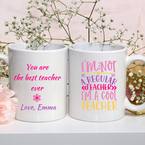 Personalized Teacher Mug