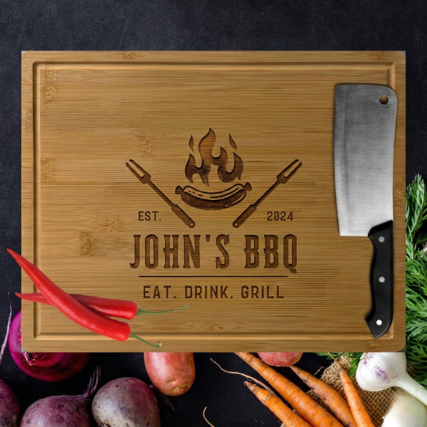 Personalized BBQ Cutting Board