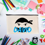 Personalized Canvas Pencil case | Makeup bag