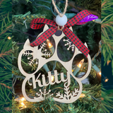 Personalized Paw Ornament