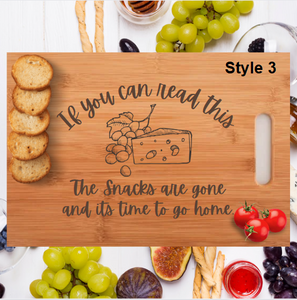 Personalized Cheese Cutting Board