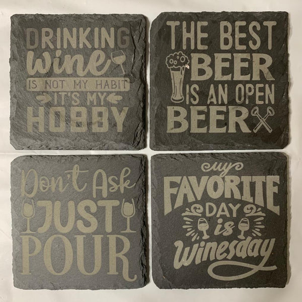 Slate Coaster Rude Coasters – CustomizelyMore
