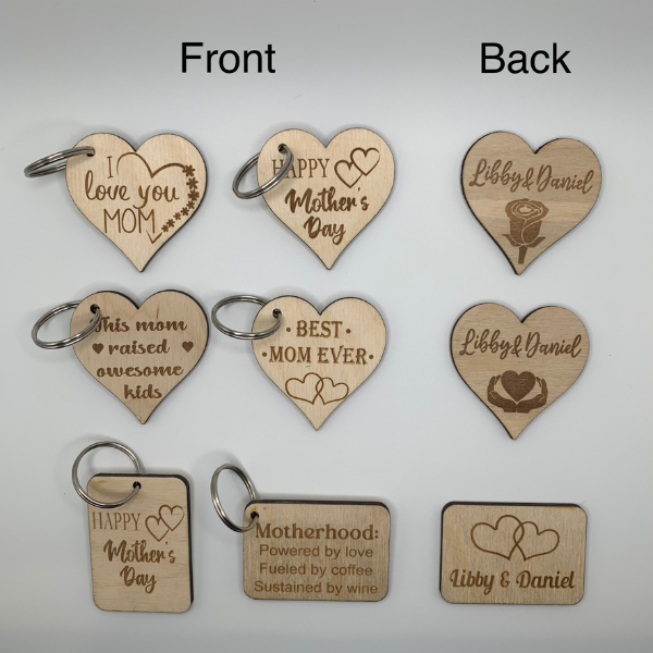 Personalized Mother's Day Keychain