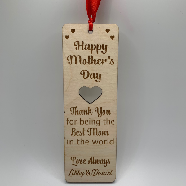 Personalized Mother's Day Bookmark