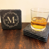 Personalized Slate Coaster Set