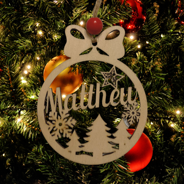 Personalized Name Ornament