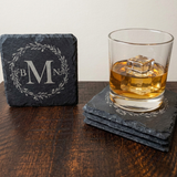Personalized Slate Coaster Set