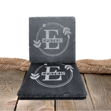 Personalized Slate Coaster Set