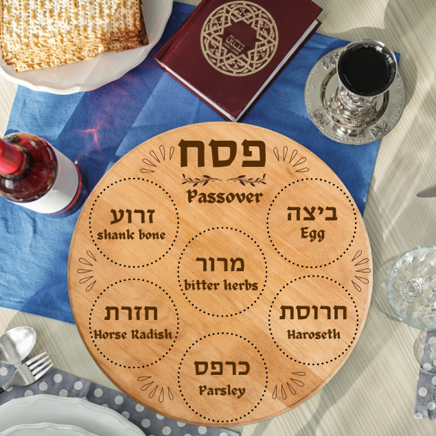 Lazy Susan Passover Plate