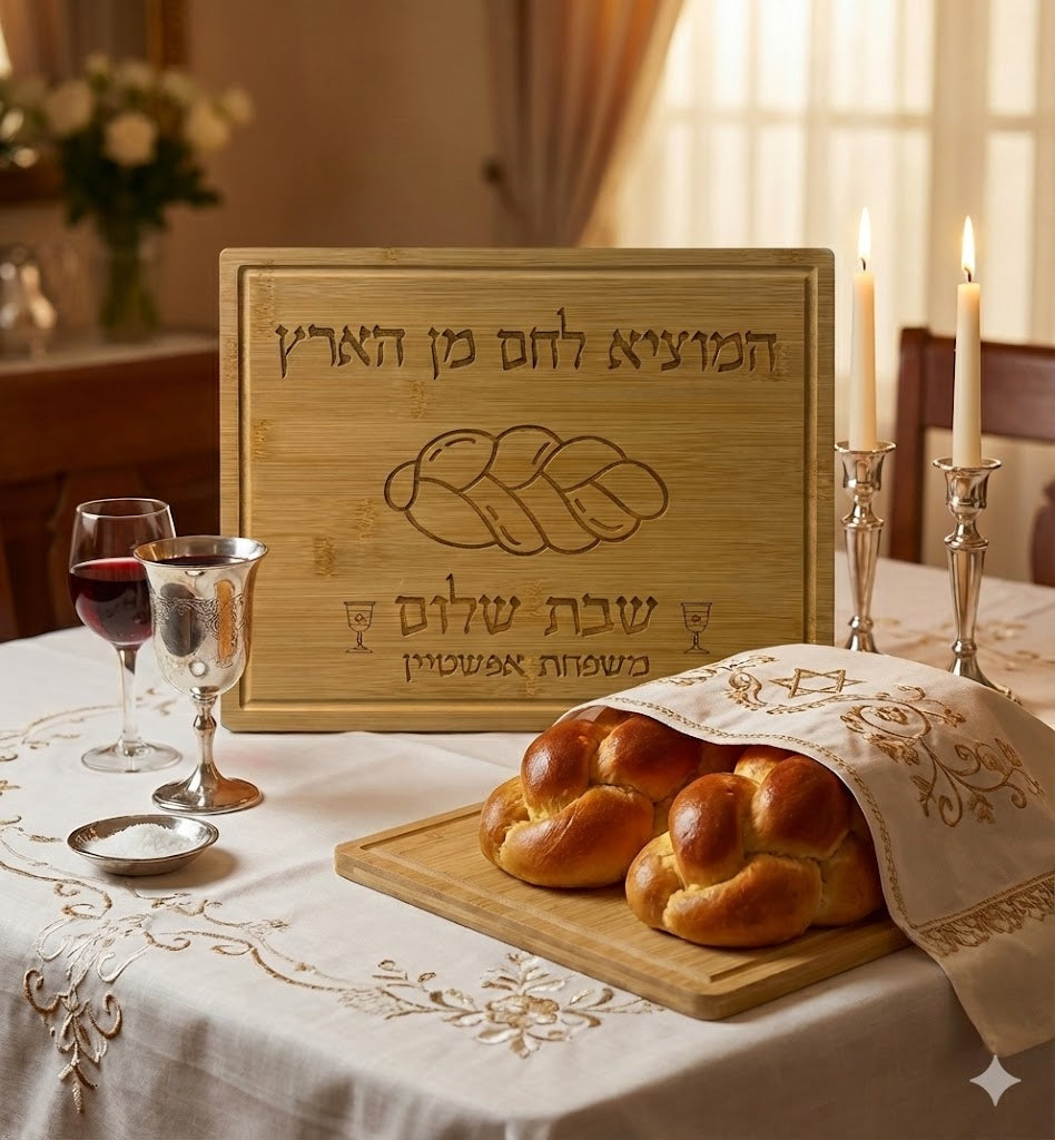 'Shabbat Shalom' Cutting Board