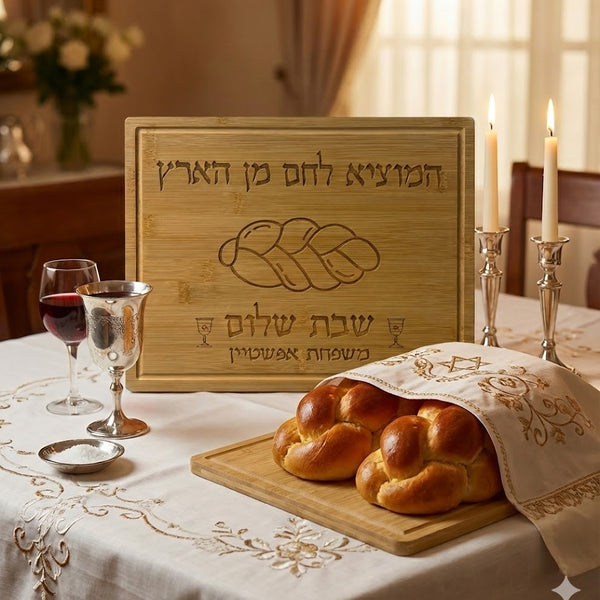'Shabbat Shalom' Cutting Board