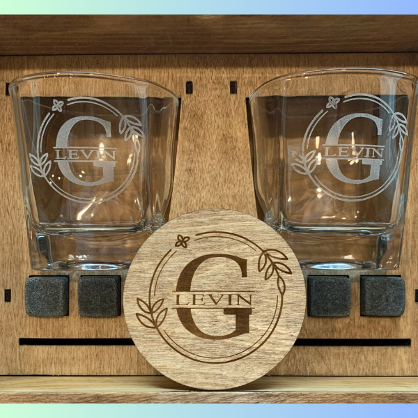 Personalized Whiskey Gift Set